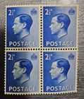 Stamp Great Britain 1936 "Edward VIII" Block 2 1/2p A99 #233 MNH