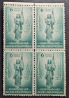 Stamp Philippines 4 July 1946 "Philippine Girl Holding Flag of the Republic"
