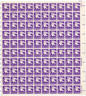 Scott #1818 B Series Eagle Sheet of 100 Stamps - MNH PC P#36471