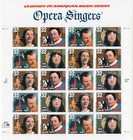 Scott #3154-3157a Opera Singers (Pons, Tucker, Tibbett, Ponselle) 20 Stamp Sheet