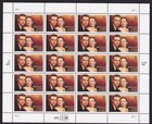 Scott #3287 Alfred Lunt and Lynn Fontanne Full Sheet of 20 - MNH