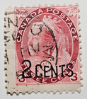 Stamp Canada Overprint of 1899 A32 #88 used
