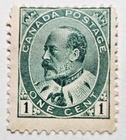 Stamp Canada 1903 "King Edward VII" A34 #89 Type I 1c green MLH