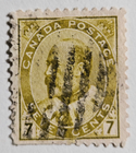 Stamp Canada 1903 "King Edward VII" A34 #92 Type II olive bister used