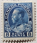 Stamp Canada 1925 "King George V" A43 #115 blue MLH