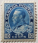 Stamp Canada 1922 "King George V" A43 #117 blue MLH