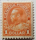 Stamp Canada 1923 "King George V" A43 #122 orange MLH