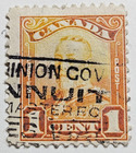Stamp Canada 1928 "King George V" A53 #149 orange used