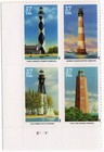 Scott #3791b Southeastern Lighthouses Plate Block of 4 Stamps - MNH