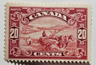 Stamp Canada 1929 "Harvesting Wheat" A56 #157 dark carmine MLH