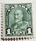 Stamp Canada 1930 King George V A53 #163 MLH