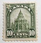 Stamp Canada 1930 Parliament Library A60 #173 MLH