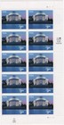 Scott #3647 $3.85 Jefferson Memorial Half Sheet Plate Block of 10 Stamps