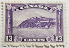 Stamp Canada 1932 Old Citadel at Quebec A61 #201 MLH