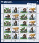Scott #3080a (3077-3080) Prehistoric Animals Sheet of 20 Stamps - Sealed
