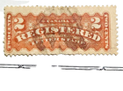 Stamp Canada Registration Issue 1875-1889 F1 R1 used