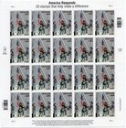 Scott #B2 9-11 America Responds Full Sheet of 20 Stamps - MNH