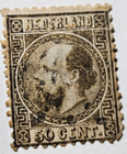 Stamp Europe Netherlands Series of 1867 King WIlliam III A3 #12 used