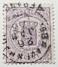 Stamp Europe Netherlands Series of 1869-71 Coat of Arms A4 #22 used