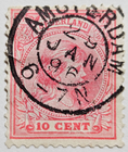 Stamp Europe Netherlands Series of 1891-94 Queen Wilhelmina A8 #43 used