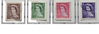 Stamp Canada 1953 Queen Elizabeth II A139 #325-328 used