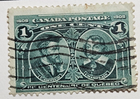 Stamp Canada 1908 Quebec Tercentenary Issue A36 #97 used