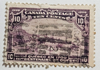 Stamp Canada Quebec Tercentenary Issue A40 #101 dark violet used