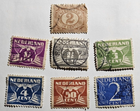Stamp Netherlands Numerals 1898-1946 #59, 166-67, 170-71, 243Q, 283 used