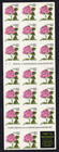 Scott #2492a Pink Rose Booklet of 20 Stamps - MNH P#S112