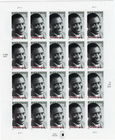 Scott #3834 Paul Robeson (Black Heritage) Sheet of 20 Stamps - MNH