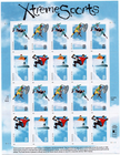Scott #3324a & 3320b Xtreme Sports & Aquarium Sheet of 20 Stamps - MNH