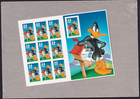 Scott #3306 Daffy Duck Full Sheet of 10 Stamps - Sealed Brown