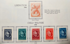Stamp Europe Netherlands 1946 Liberation + Child Welfare #277, B154-158 MLH
