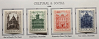Stamp Europe Netherlands Cultural & Social 1948 B185-188 MLH