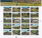 Scott# 3519a Baseball Fields (Roberto Clemente, Forbes) Sheet of 20 Stamps - MNH