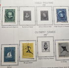 Stamp Netherlands 1955 Child Welfare '56 Olympics B286, 289, 296, 297 & 299 used