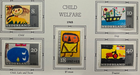 Stamp Europe Netherlands 1965 Child Welfare SP180 B402-406 MLH
