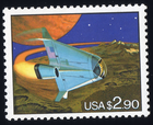 Scott #2543 Space Shuttle $2.90 Single Stamp - MNH