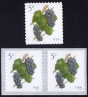 Scott #5038-5177 Grapes Coil Pair & Single Stamp - MNH