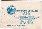 Scott #BKC1 (c10a) Lindbergh Booklet of 6 Stamps (2 panes) - MNH #1 F