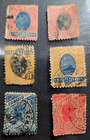 Stamp Brazil 1894-1900 A41, 41a, A42, 42a; #112,114,116,118,160-61 used