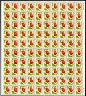 Scott #2517 F Series Tulip Sheet of 100 Stamps - MNH P#U1221 LR