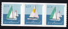 Scott #5750a Sailboats Postcard (48¢) Coil of 3 Stamps - MNH