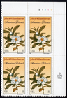 Scott #3314 John & William Bartram Botanists Plate Block of 4 Stamps - MNH UR