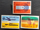 Stamp Switzerland 1976 Official Int Telecomm Union #10O11-13 MNH