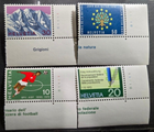 Stamp Switzerland 1970 Series A195-198 #517-520 MNH