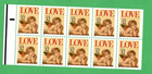 Scott #2959a Love Cherub Booklet Pane of 10 Stamps - MNH Never Folded