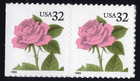 Scott #2492 32¢ Pink Rose Pair of Stamps - MNH