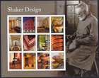 USPS Shaker Design Sheet of 12 Forever Stamps