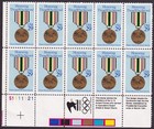Scott #2551 Medal of Honoring Those Who Served Plate Block of 10 Stamps - MNH